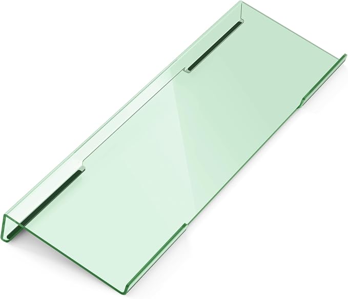 Ergonomic Computer Keyboard Stand for Desktop (Green), Keyboard Tilted Elevated Rack Key Board Holder Riser Stand for Office Home Desk Work