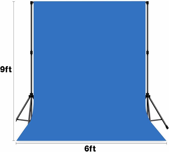 Photo Backdrop Blue Background Fabric Professional Photography 6x9ft Seamless Design Eliminates Wrinkles Ocean Theme Event Bachelor Party Decoration