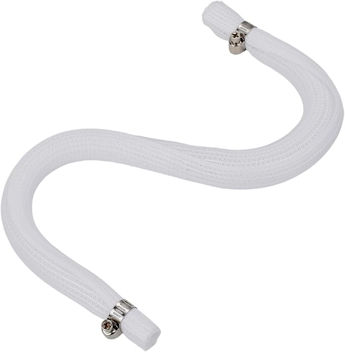 4/5 Inch Electric Dirt Bike Cable Management Sleeve White - for Surron Sur Ron Light Bee X S Talaria Sting MX3 MX4 XXX E Ride Pro SS S X260 X160|Mesh Wire Wrap Cover|Cord Protector Tube