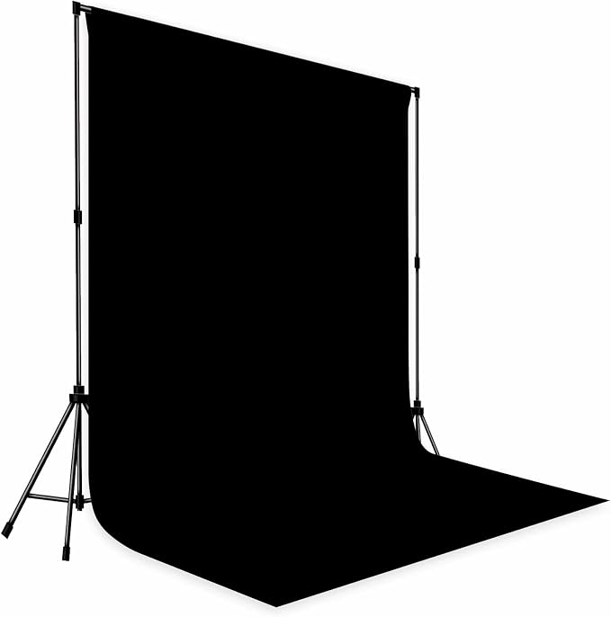 Photo Backdrop Black Background Cloth Professional Photography 5x7ft Seamless Design Eliminates Wrinkle Portrait Photography Wedding Dark Theme Decorations