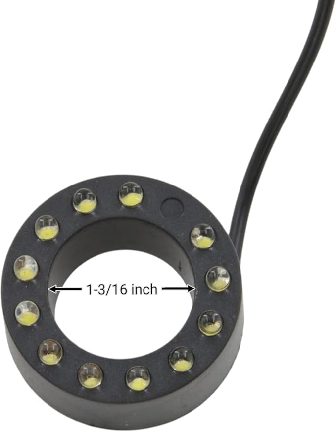 12-LED Cool White Submersible Fountain Ring