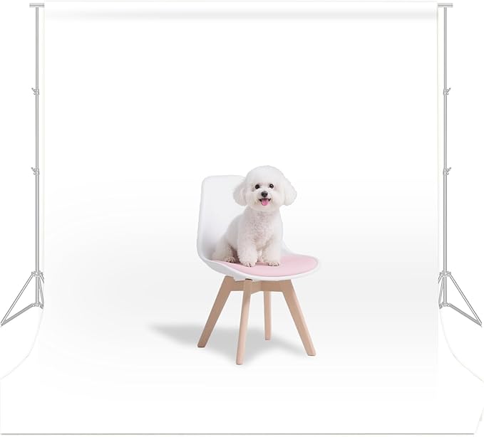 White Photo Backdrop for Photoshoot, White Background for Portrait, Product Photography Fashion Shoot Festival Celebrations 10x20FT