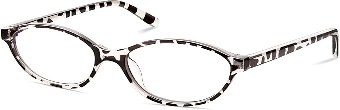 Oval Blue Light Blocking Glasses for Women Retro 90s Cat Eye Frame Glasses Computer TV Eyeglasses Anti Eyestrain