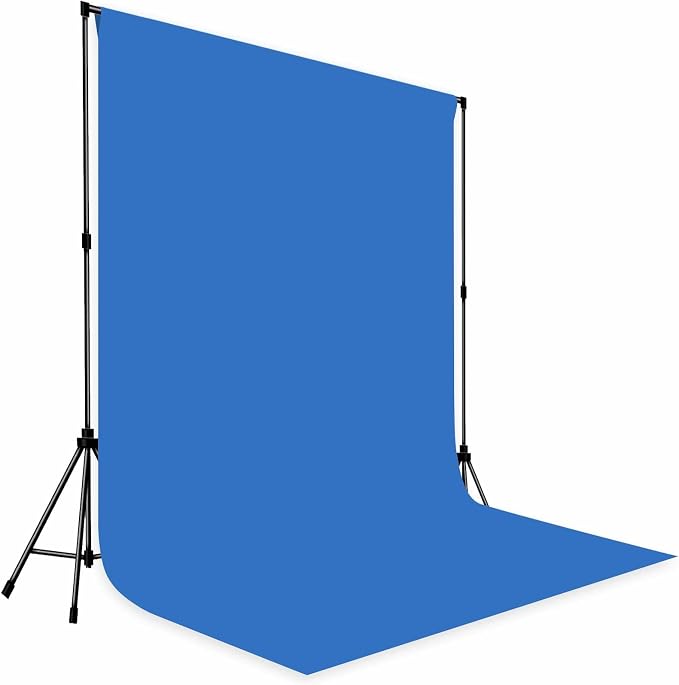 Photo Backdrop Blue Background Fabric Professional Photography 10x10ft Seamless Design Eliminates Wrinkles Ocean Theme Event Bachelor Party Decoration