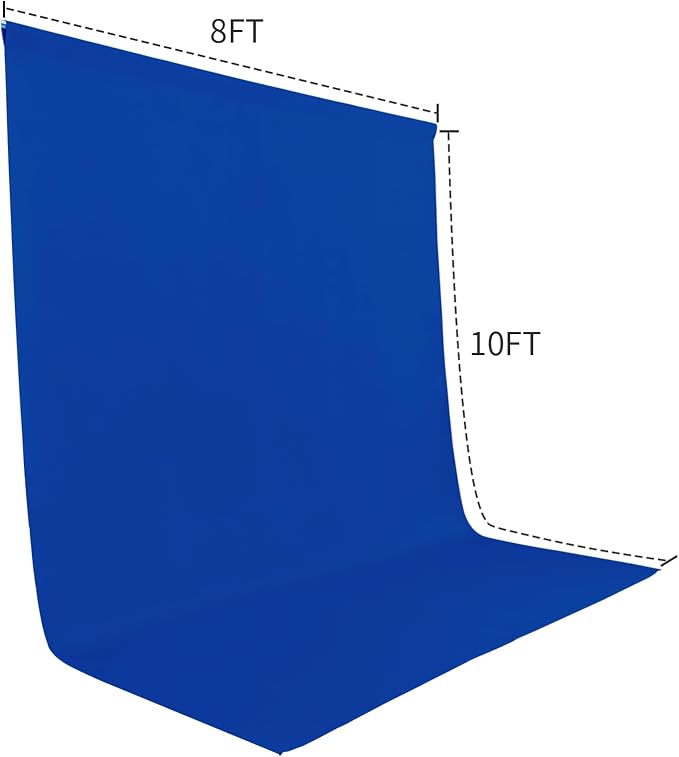 Sugargirl Royal Blue Backdrop Background for Photography, 8X10FT Photo Backdrop Royal Blue Screen Photo Booth Backdrop for Photoshoot Party Video(1 Panel)