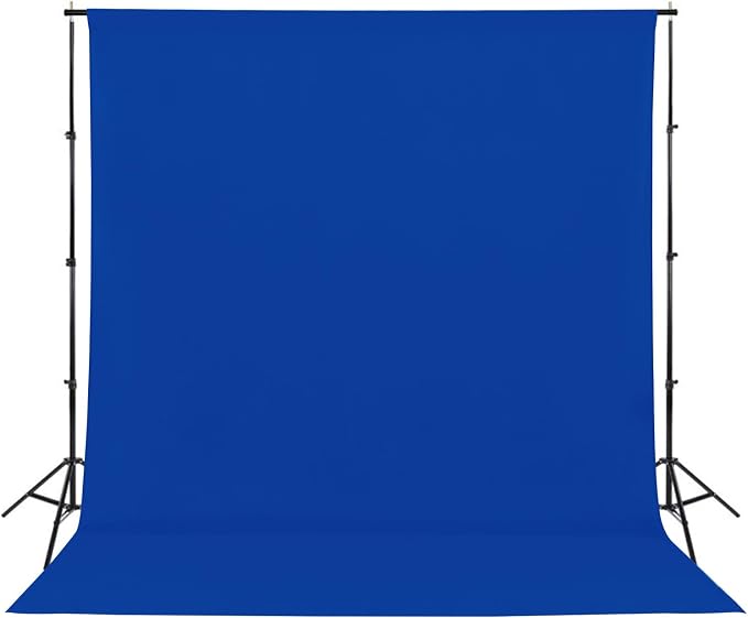 Sugargirl Royal Blue Backdrop Background for Photography, 8X10FT Photo Backdrop Royal Blue Screen Photo Booth Backdrop for Photoshoot Party Video(1 Panel)