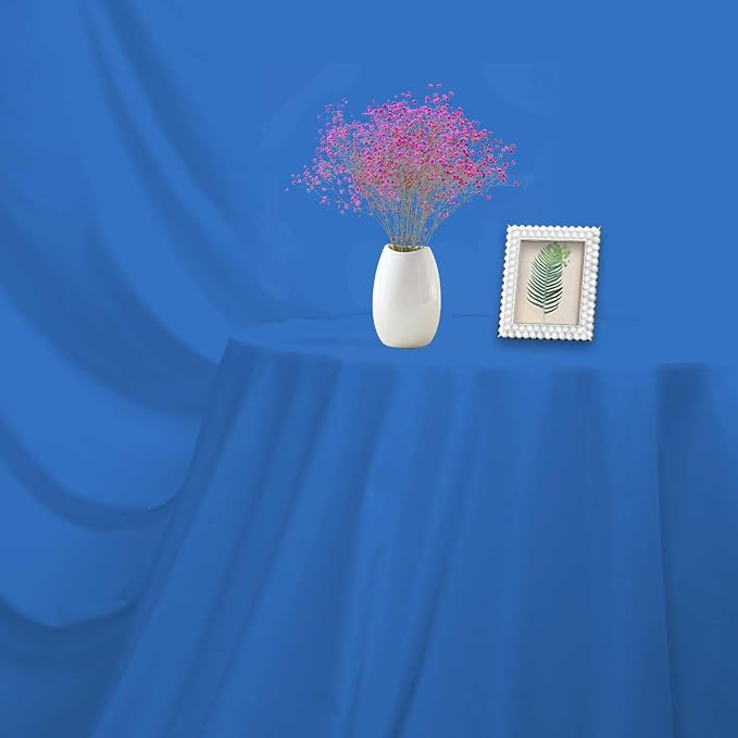 Blue Photo Backdrop for Photoshoot Blue Background for Photography Photo Backdrop Curtain for Party 5 x 7 FT