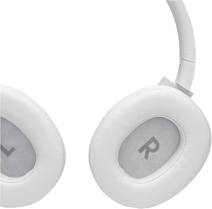 JBL Tune 760NC - Lightweight, Foldable Over-Ear Wireless Headphones with Active Noise Cancellation - White (Renewed)