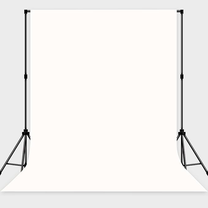 Photo Backdrop White Background Fabric Professional Photography 5x7ft Seamless Design Eliminates Wrinkles Professional Portrait Short Video Minimalist Theme Decoration