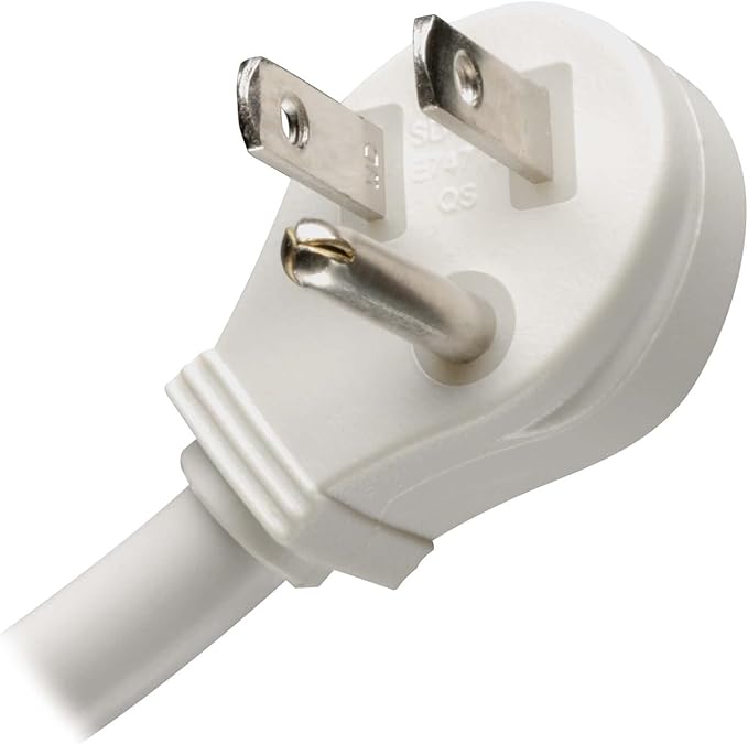 Tripp Lite 8 Outlet Surge Protector Power Strip, Extra Long Cord 25ft, Right-Angle Plug, Lifetime Limited Warranty & Dollar 75K Insurance (TLP825) , White