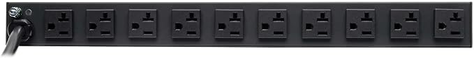 Tripp Lite 12-Outlet Rackmount PDU Isobar Surge Protector Power Strip, 20A, 3840 Joules, 15ft Cord with 5-20P Plug, 1U Rack-Mount, Lifetime Manufacturer's Warranty & $25,000 Insurance (IBAR12-20ULTRA)