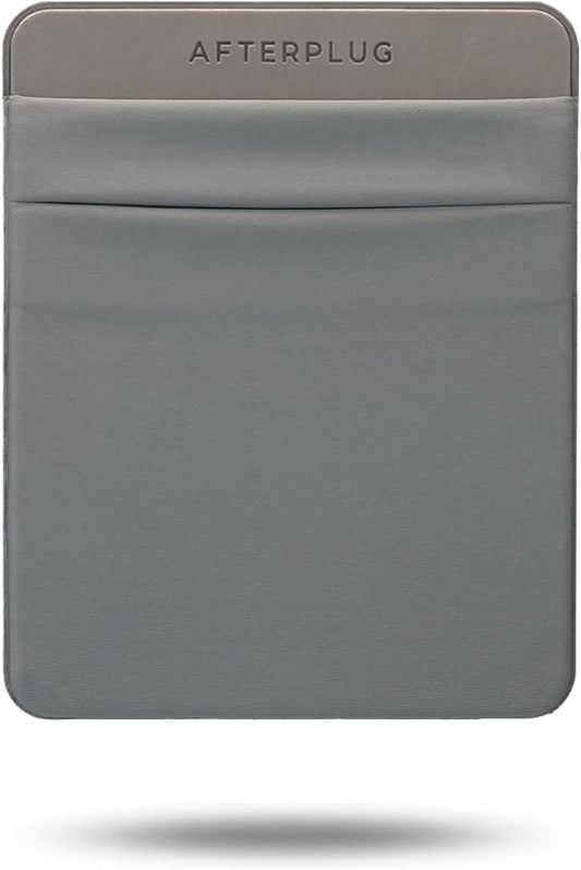 2-Pocket Adhesive Hard Drive Holder for Laptop, Stick-On Pocket Pouch for External Portable SSD, HDD, Slim Mouse and Cables (Large - Fits SSD & 2.5" Drives)