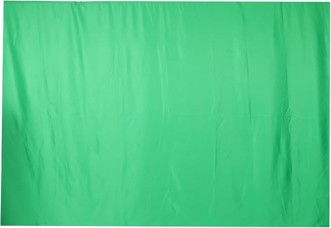 Chroma Key Backdrop Fabric 3x2ft Wrinkle-Resistant Photo Background Sheet for Video Streaming and Live Broadcast Photography