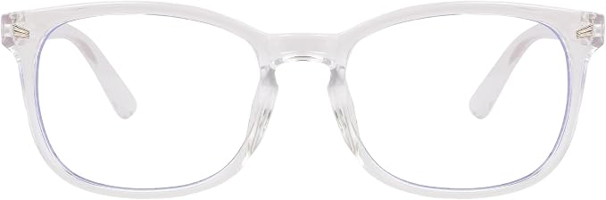 Blue Light Glasses for Woman Men | 99% Blue Light Blocking Glasses | Computer Glassess | Gaming | TV Phone Screen Reader Square Frame | Anti Eyestrain & UV Glare,1 Pack