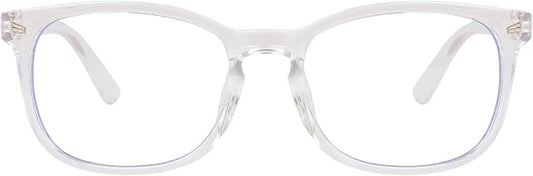 Blue Light Glasses for Woman Men | 99% Blue Light Blocking Glasses | Computer Glassess | Gaming | TV Phone Screen Reader Square Frame | Anti Eyestrain & UV Glare,1 Pack