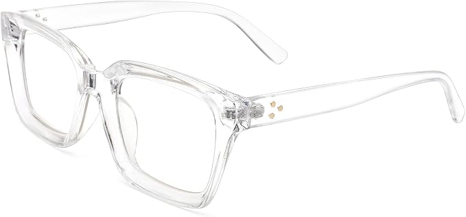 COASION Blue Light Blocking Eyeglasses Classic Thick Square Rim Frame Eyewear for Women Men