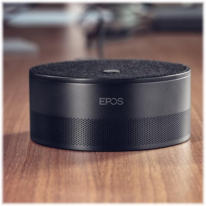 EPOS Expand Capture 5 Professional-Grade Conference Speakerphone for Microsoft Teams Rooms - 7-Beamforming Mics, Voice ID & Live Transcription (1000895)