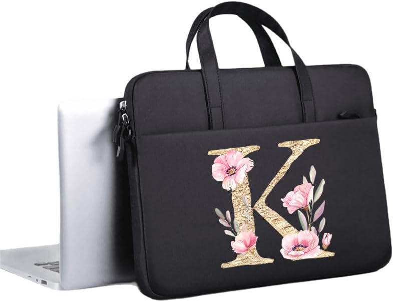 Computer Bag For Men & Women, With Initial Laptop Bag,14/15inches Messenger bag For Office、Business、Travel、School