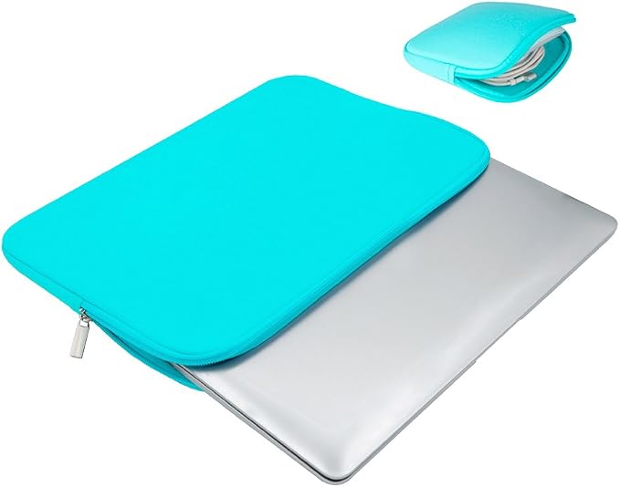RAINYEAR 16 Inch Laptop Sleeve Protective Soft Case Bag with Accessories Pouch, Specially Compatible with 16" MacBook Pro M1 M2 M3 M4 M5 Pro/Max A3403 A3186 A3428 A3429 (Blue)