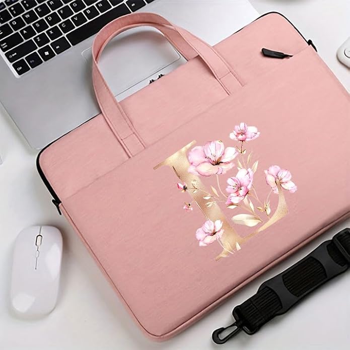 Computer Bag For Men & Women, With Initial Laptop Bag,14/15inches Messenger bag For Office、Business、Travel、School