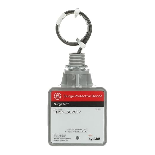 THOMESURGEP by ABB • SurgePro™ Surge Protective Device • Externally Mounted Wired Residential SPD for Retail and Home • Type 1 SPD • Safe, Reliable, and Functional