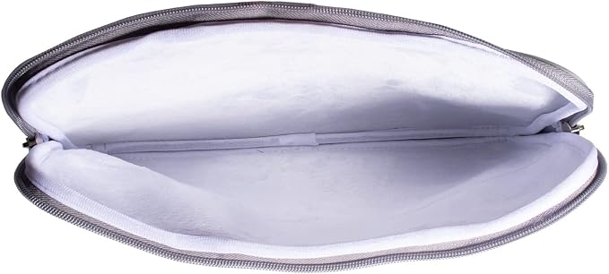 amCase Chromebook Case Travel/Carry Sleeve with Handle-Black (11.6 to 12 inch, Grey)