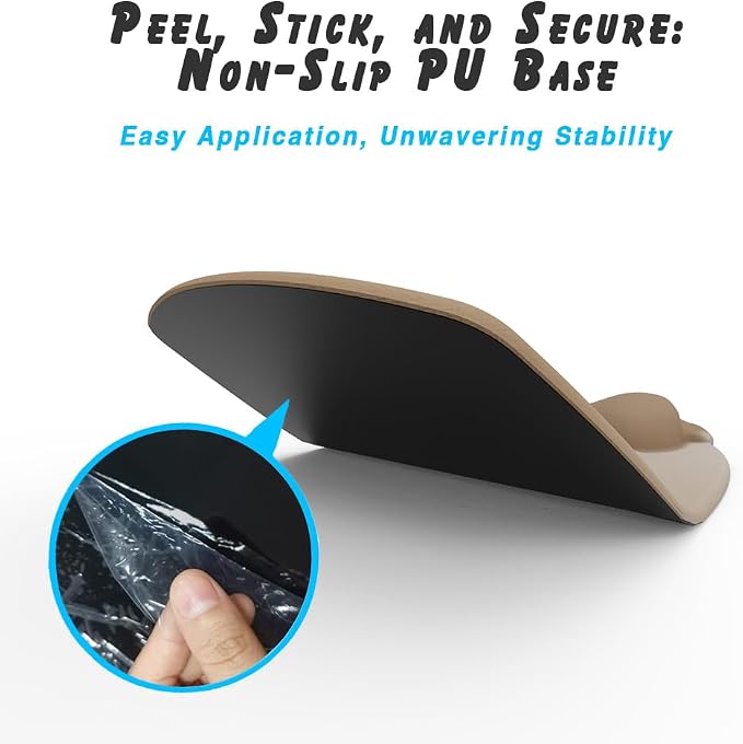 ErgoFlow Gel Wrist Rest Mouse Pad - Ergonomic Cushion for Desk, Cute Aesthetic Computer Decor for Women; Small Mousepad Mat&Laptop Pads - Office Home Support & Ergo Accessories Supplies(02Mocha Sand)