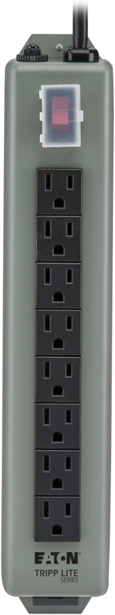 Eaton Tripp Lite series 9-Outlet Heavy Duty Power Strip, Metal, Mountable (Wall Mount & Under Desk) 15ft Extension Cord, On/Off Switch Cover, Industrial Garage Shop Work Bench Applications (UL24CB-15)