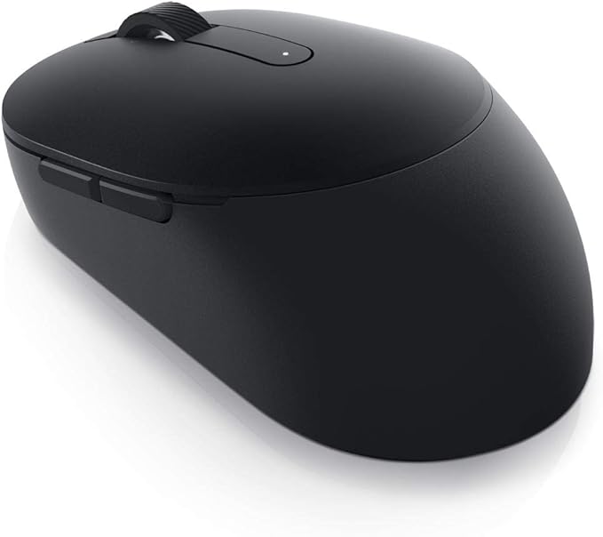 Dell MS5120W Mobile Pro Wireless Mouse – Wireless 2.4GHz, Bluetooth 5.0, Microsoft Swift Pair/Dell Pair (Windows 10 & 11 only), Optical LED Sensor - Gray