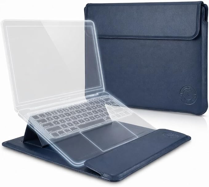 Blue Laptop Cover 11-13.3 Inch ONLY Surface Pro 7 8 9 10 X Laptop 3 4 5 MacBook Air Pro 13" Huawei MateBook 13 X Pro Dell XPS 13 HP Pavilion x360 Protective Case, Not for 14-16”
