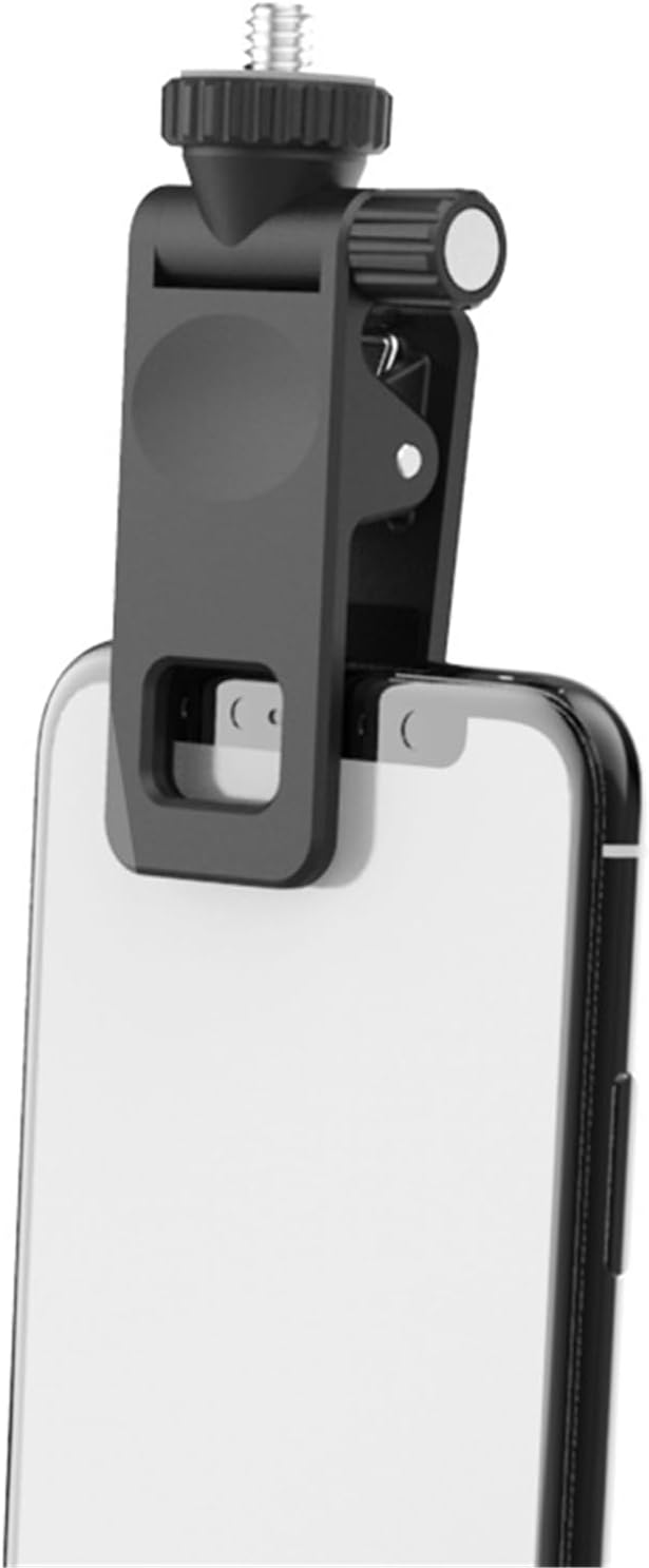 Monitors Top Camera Mount Clamp Hanging Webcam Stand with 1/4" Screw for Live Stream Video Conferencing