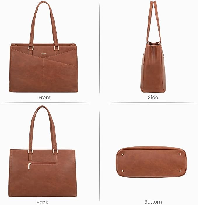 LOVEVOOK Laptop Tote Bag for Women, Office Work Bag Briefcase fit for 15.6 inch Laptop, Large Capacity Teacher Computer Bag Handbag