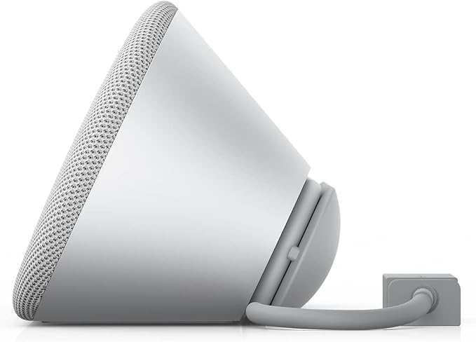 Dell SP3022 USB Computer Speaker for PC, Laptop, Monitor, Business Conference-Mini Soundbar Speakerphone, AI Noise Echo Cancellation, Full Duplex Audio, 2 x 1.8W, MS-Teams Certified - Platinum Silver