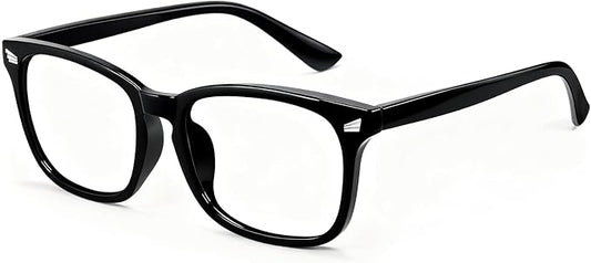 Blue Light Glasses for Woman Men | 99% Blue Light Blocking Glasses | Computer Glassess | Gaming | TV Phone Screen Reader Square Frame | Anti Eyestrain & UV Glare,1 Pack