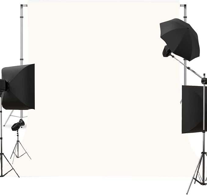 Ivory Photo Backdrop for Photoshoot Ivory Background for Photography Photo Backdrop Curtain for Party 10x20 FT