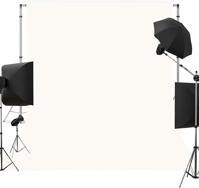 Ivory Photo Backdrop for Photoshoot Ivory Background for Photography Photo Backdrop Curtain for Party 8x10 FT