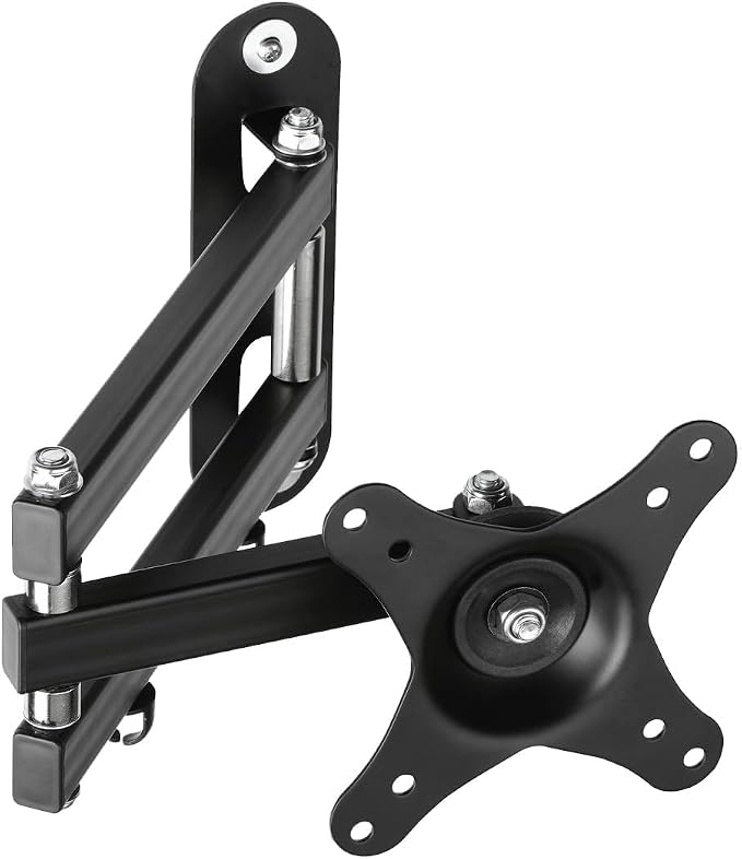 Suptek TV Wall Mount Swivel Tilt Rotation Full Motion Adjustable Articulating for Most 15-32 inch LED, LCD Monitor Wall Mount VESA 75,100 (MA2720)