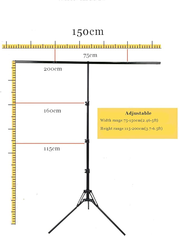 5x6.5ft Portable Green Screen Backdrop Kit with Stand - Includes Carry Bag & Clamps, Foldable Green ScreenBackground for Streaming, Video Recording, Zoom Meetings, Photography