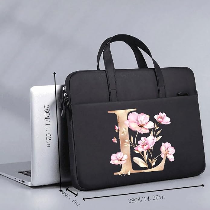 Computer Bag For Men & Women, With Initial Laptop Bag,14/15inches Messenger bag For Office、Business、Travel、School