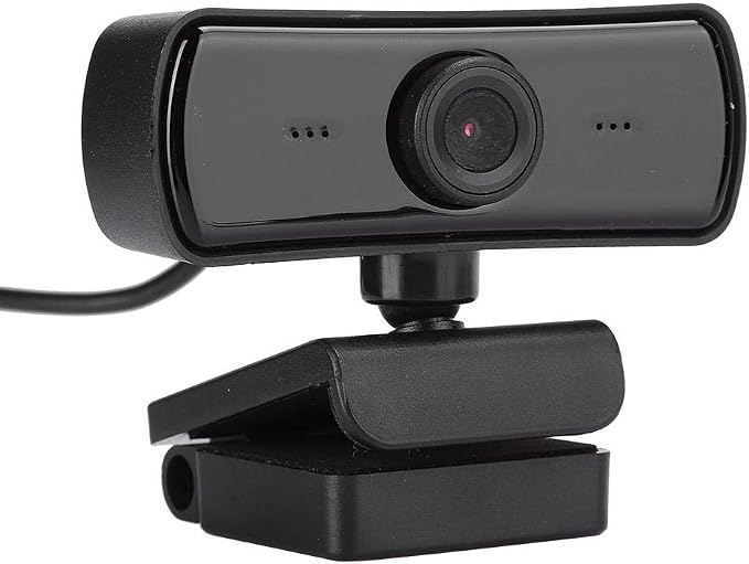 Camera,Webcam USB Camera Builtin Microphone Computer Accessory Auto Focusing 4K 2560 x 1440 Resolution HD Lens for Live Broadcast Video Conference(Black)