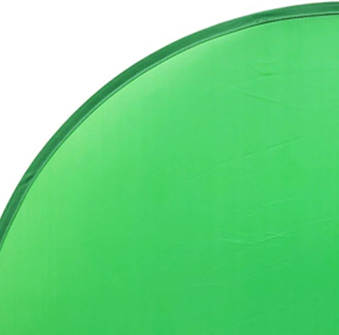 Green Screen Behind Chair Attachment Backdrop Kit,142cm Round Green Screen Backdrop Portable Green Screen Chair Background for Video Chats Video Conference Game Single Layer L Size