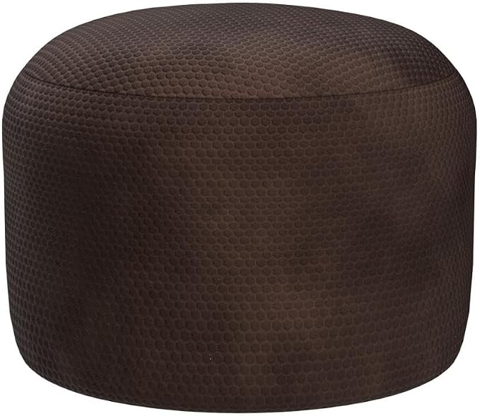 Asuprui Pouf Ottoman Unstuffed Round Poof Seat Foot Stool Ottoman Foot Rest No Filler 20x20x12 Inches Fuzzy Chair Floor Pouf Storage for Living Room Bedroom Coffee