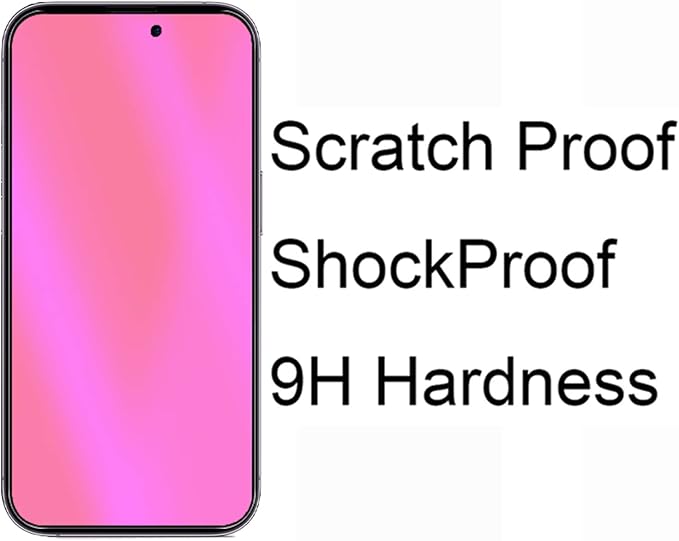2 Pack Anti-Blue Privacy Tempered Glass Suit for iPhone 14 Pro Max Mirror Anti-Spy Screen Protector Anti-Peeping Film Electroplated Gradient 9H Hardness Anti-scratch Colorful 6.7 inch