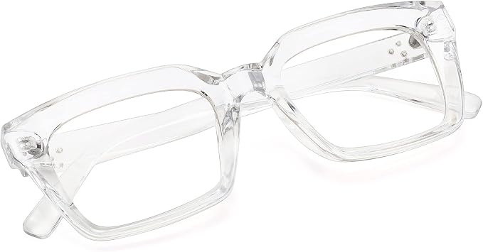COASION Blue Light Blocking Eyeglasses Classic Thick Square Rim Frame Eyewear for Women Men