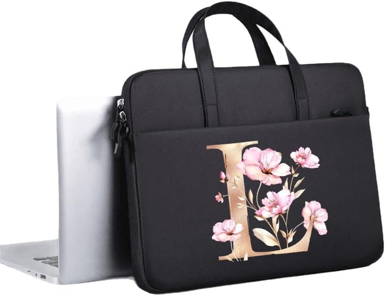 Computer Bag For Men & Women, With Initial Laptop Bag,14/15inches Messenger bag For Office、Business、Travel、School