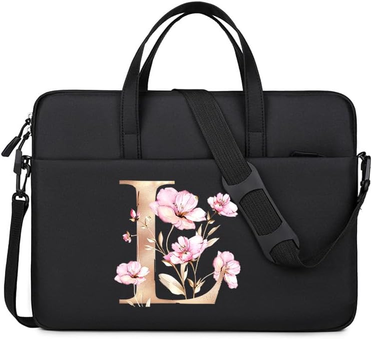 Computer Bag For Men & Women, With Initial Laptop Bag,14/15inches Messenger bag For Office、Business、Travel、School