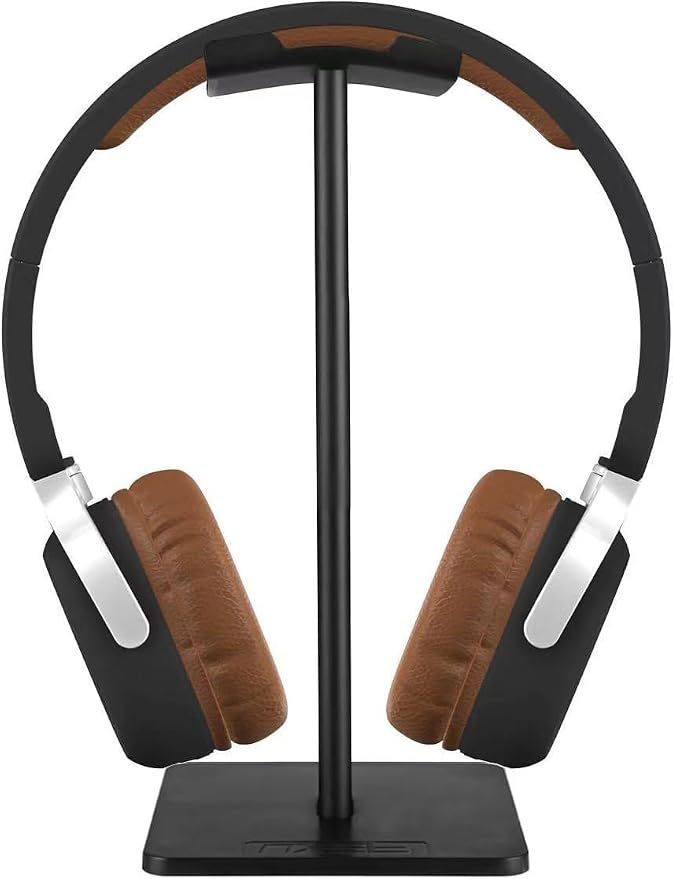 Headphone Stand, Universal Aluminum Holder Showing Display Hanger for HyperX Cloud II Gaming Headset, Microsoft Xbox One Chat, Turtle Beach Recon, Sony Headset 2.0 and More