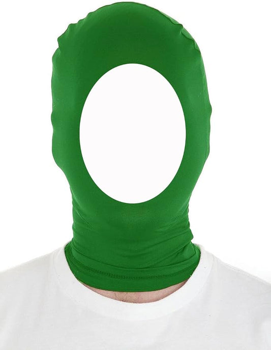 Chendvol Green Chromakey Mask Hood with Screen Gloves Invisible Effects Background for Green Screen Photography Photo Video