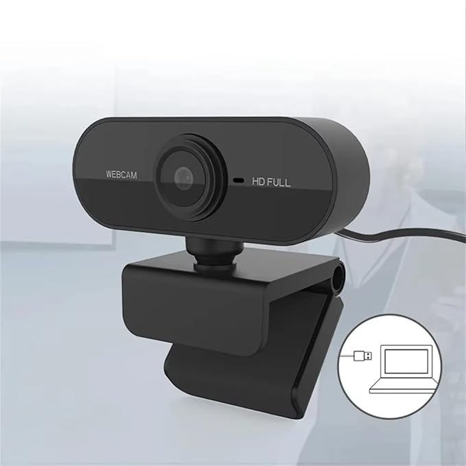2K 1080P 720P 480P Webcam with Builts in Noise Reduction Microphones and Auto Focused for Video Conferencing and Streaming