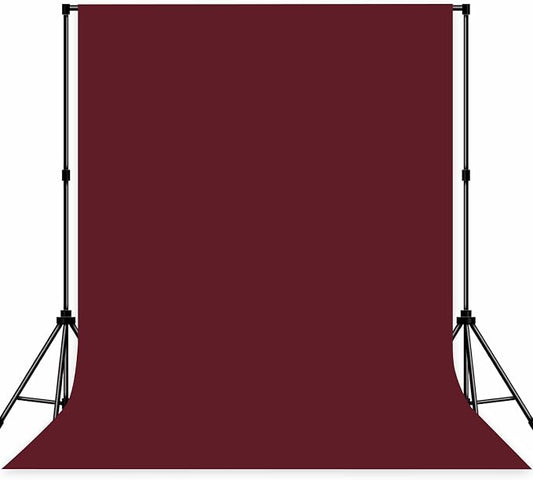 Photo Backdrop Wine Red Background Cloth Professional Photography 6x9ft Seamless Design to Eliminate Wrinkles Wedding Luxury Theme Decoration Art Exhibition Gallery Display